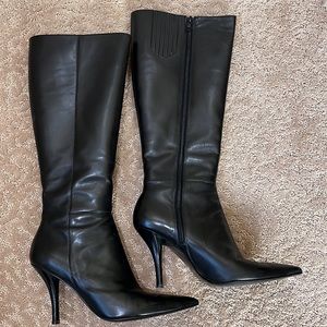 Nine West Botamy Black Tall Boots - Size 8